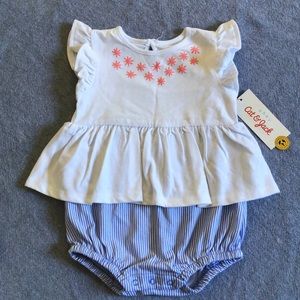 NWT Cat & Jack baby girl romper